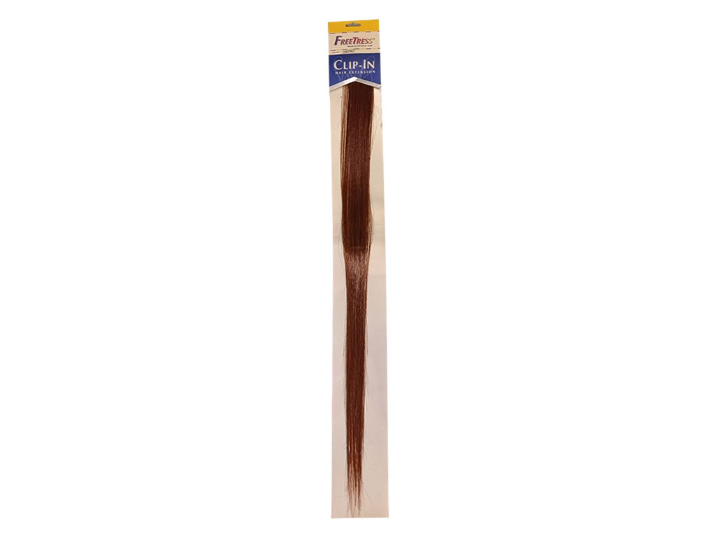 FREETRESS CLIP IN EXTENSÃO COR: CHESTNUT 18'' FREETRESS CLIP IN EXTENSÃO COR: CHESTNUT 18''