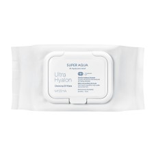 MISSHA SUPER AQUA ULTRA HYALRON CLEANSING OIL - 30 LENÇOS DEMAQUILANTES
