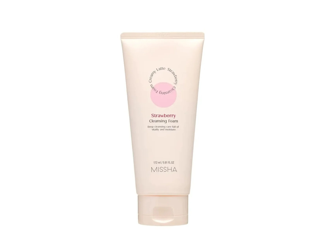 ESPUMA DE LIMPEZA FACIAL MISSHA STRAWBERRY - 172ML ESPUMA DE LIMPEZA FACIAL MISSHA STRAWBERRY - 172ML