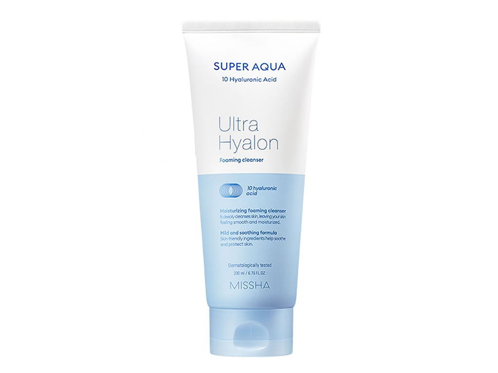 ESPUMA PARA LIMPEZA FACIAL MISSHA SUPER AQUA ULTRA HYALRON - 200ML ESPUMA PARA LIMPEZA FACIAL MISSHA SUPER AQUA ULTRA HYALRON - 200ML