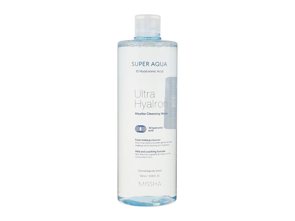 AGUA MICELAR MISSHA SUPER AQUA ULTRA HYALRON - 500ML AGUA MICELAR MISSHA SUPER AQUA ULTRA HYALRON - 500ML
