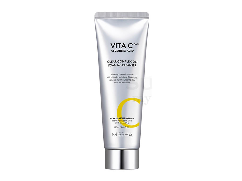 ESPUMA DE LIMPEZA FACIAL MISSHA VITA C PLUS CLEAR COMPLEXION - 120ML ESPUMA DE LIMPEZA FACIAL MISSHA VITA C PLUS CLEAR COMPLEXION - 120ML
