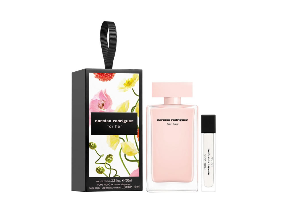 PERFUME NARCISO RODRIGUES KIT FOR HER EDP 100ML + PURE MUSC 10ML - FEMININO PERFUME NARCISO RODRIGUES KIT FOR HER EDP 100ML + PURE MUSC 10ML - FEMININO