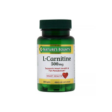 NATURES BOUNTY L-CARNITINE 500MG - 30 COMPRIMIDOS NATURES BOUNTY L-CARNITINE 500MG - 30 COMPRIMIDOS
