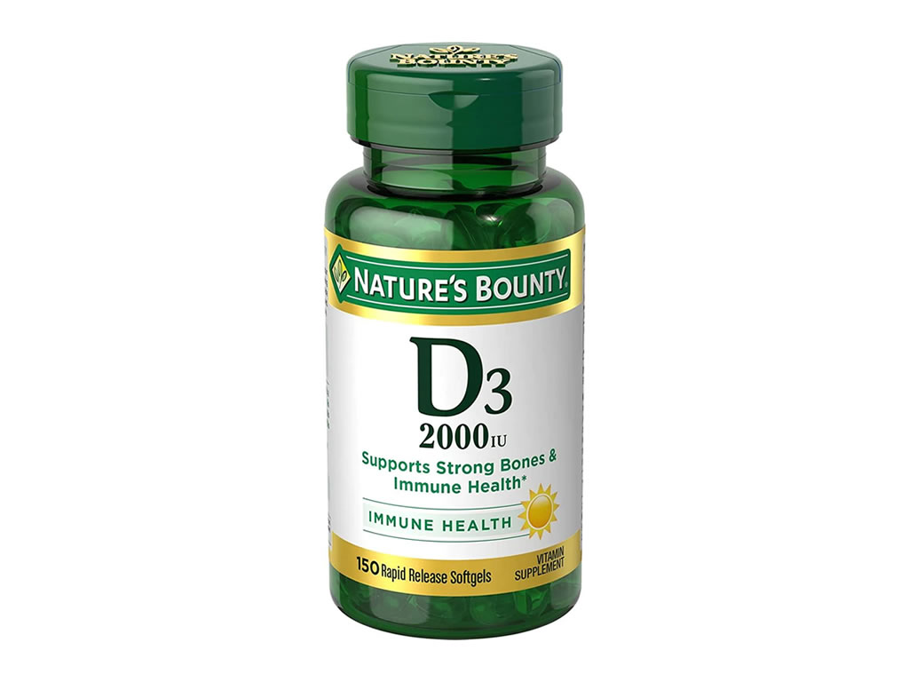 NATURES BOUNTY D3 2000IU - 150 CAPSULAS NATURES BOUNTY D3 2000IU - 150 CAPSULAS