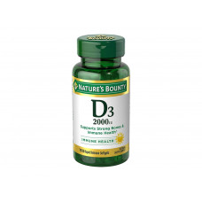 NATURES BOUNTY D3 2000IU - 150 CAPSULAS NATURES BOUNTY D3 2000IU - 150 CAPSULAS