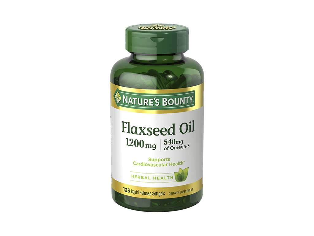 NATURES BOUNTY FLAXSSED OIL 1200MG - 125 SOFTGELS NATURES BOUNTY FLAXSSED OIL 1200MG - 125 SOFTGELS