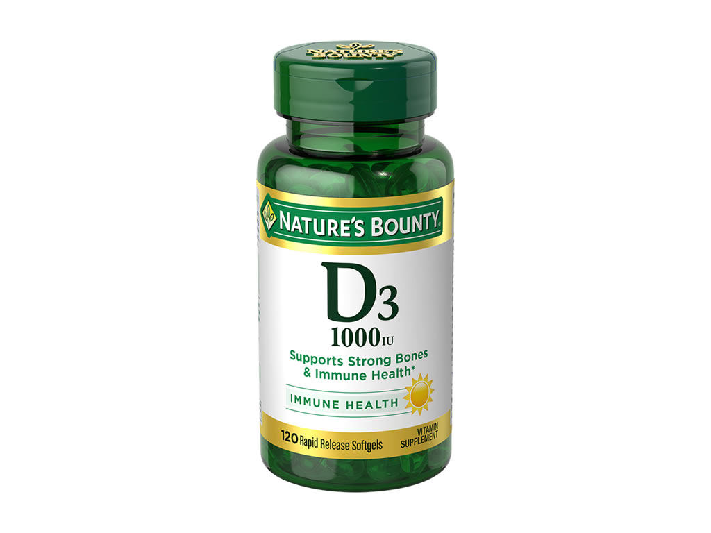 NATURES BOUNTY D3 1000IU - 120 CAPSULAS NATURES BOUNTY D3 1000IU - 120 CAPSULAS