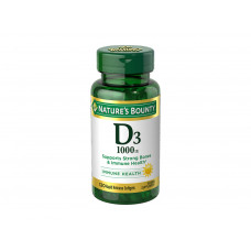 NATURES BOUNTY D3 1000IU - 120 CAPSULAS NATURES BOUNTY D3 1000IU - 120 CAPSULAS