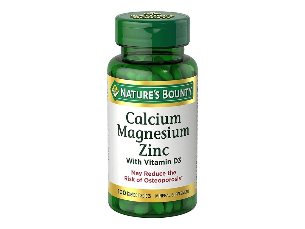 NATURES BOUNTY CALCIUM MAGNESIUM ZINC - 100 CAPSULAS NATURES BOUNTY CALCIUM MAGNESIUM ZINC - 100 CAPSULAS