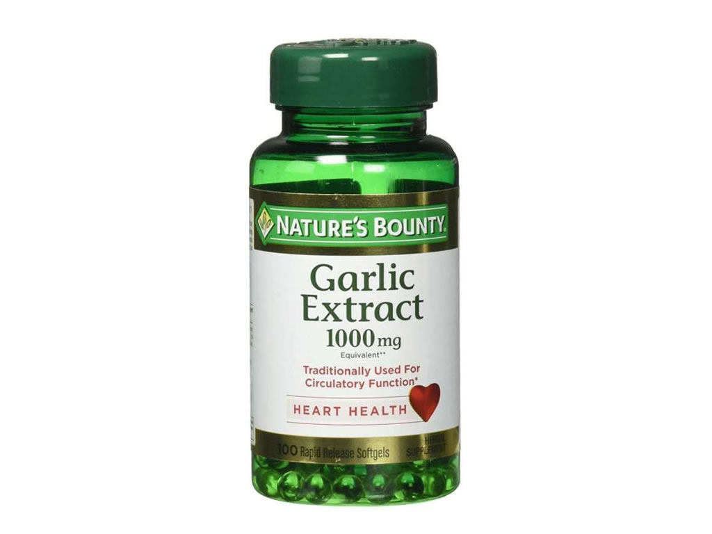 NATURES BOUNTY GARLIC EXTRACT 1000MG - 100 CAPSULAS NATURES BOUNTY GARLIC EXTRACT 1000MG - 100 CAPSULAS