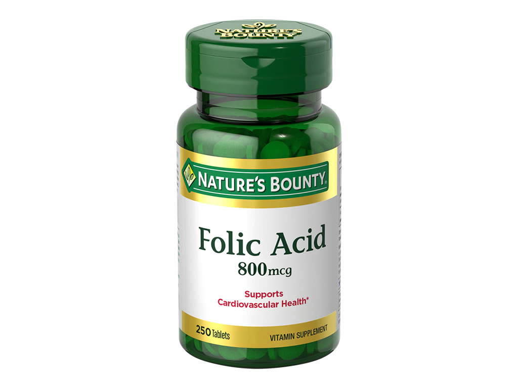 NATURES BOUNTY FOLIC ACID 800MCG - 250 CAPSULAS NATURES BOUNTY FOLIC ACID 800MCG - 250 CAPSULAS