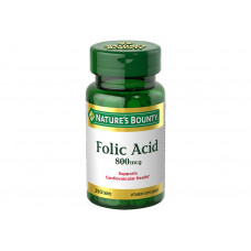 NATURES BOUNTY FOLIC ACID 800MCG - 250 CAPSULAS NATURES BOUNTY FOLIC ACID 800MCG - 250 CAPSULAS