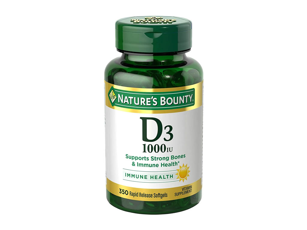 NATURES BOUNTY D3 1000IU - 350 CAPSULAS NATURES BOUNTY D3 1000IU - 350 CAPSULAS