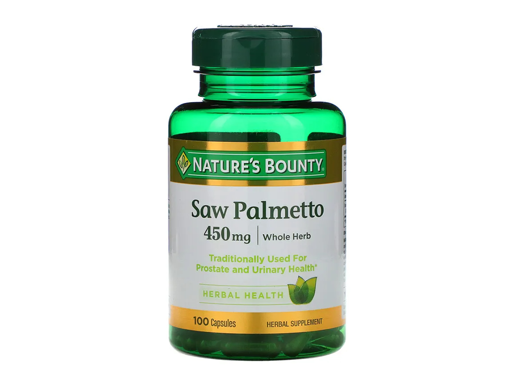 NATURES BOUNTY SAW PALMETTO 450MG - 100 CAPSULAS NATURES BOUNTY SAW PALMETTO 450MG - 100 CAPSULAS