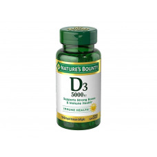 NATURES BOUNTY D3 5000IU - 150 CAPSULAS NATURES BOUNTY D3 5000IU - 150 CAPSULAS