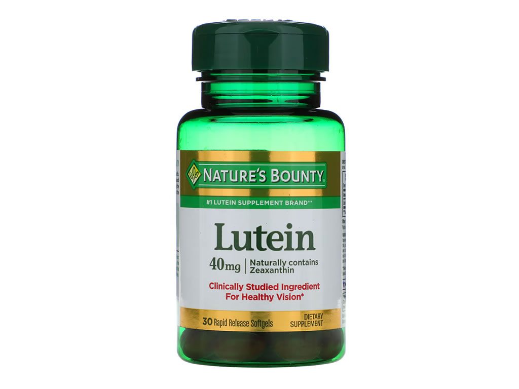 NATURES BOUNTY LUTEIN 40MG - 30 CAPSULAS NATURES BOUNTY LUTEIN 40MG - 30 CAPSULAS