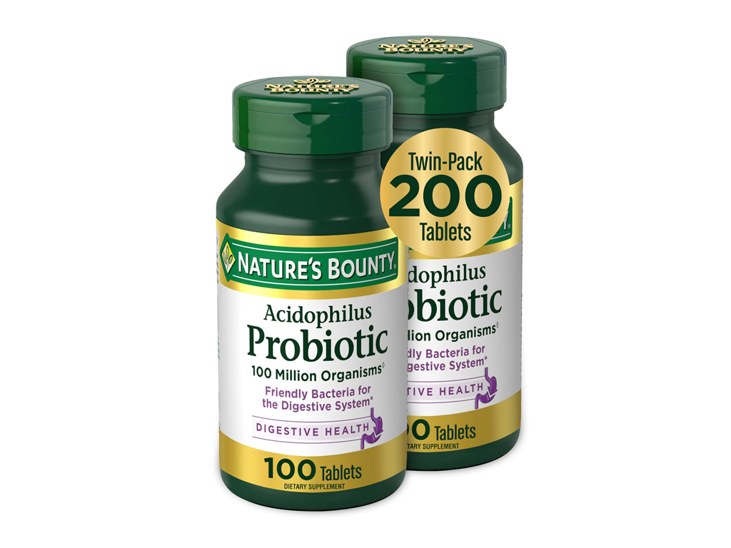 NATURES BOUNTY ACIDOPHILUS PROBIOTIC 100 CAPSULES PACK X2 NATURES BOUNTY ACIDOPHILUS PROBIOTIC 100 CAPSULES PACK X2
