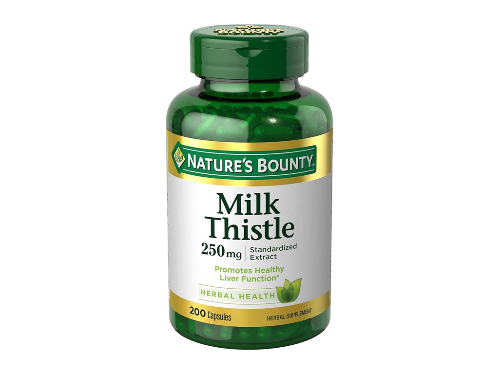 NATURES BOUNTY MILK THISTLE 250MG 200 CAPSULES NATURES BOUNTY MILK THISTLE 250MG 200 CAPSULES