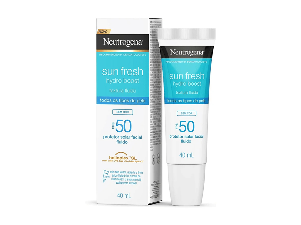 PROTETOR SOLAR NEUTROGENA SUN FRESH HYDRO BOOST SIN COLOR SPF50+ - 40ML PROTETOR SOLAR NEUTROGENA SUN FRESH HYDRO BOOST SIN COLOR SPF50+ - 40ML