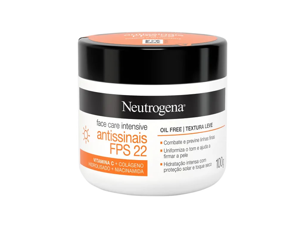 CREME ANTI-IDADE NEUTROGENA INTENSIVE FPS22 - 100G CREME ANTI-IDADE NEUTROGENA INTENSIVE FPS22 - 100G