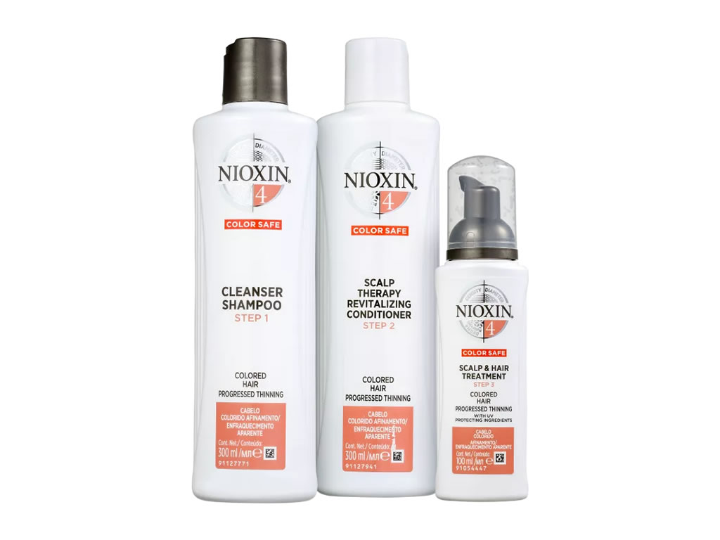 KIT NIOXIN 4 CAIDA NOTABLE COLOR - 3 EM 1 KIT NIOXIN 4 CAIDA NOTABLE COLOR - 3 EM 1