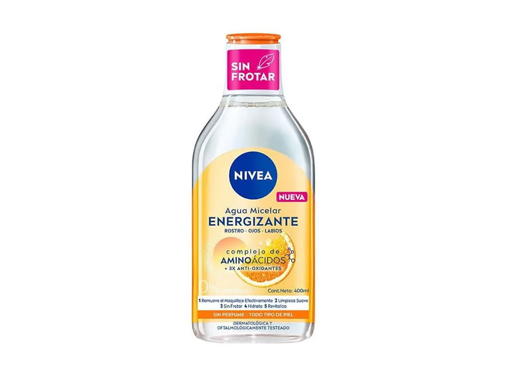 AGUA MICELAR NIVEA ENERGIZANTE - 400ML AGUA MICELAR NIVEA ENERGIZANTE - 400ML