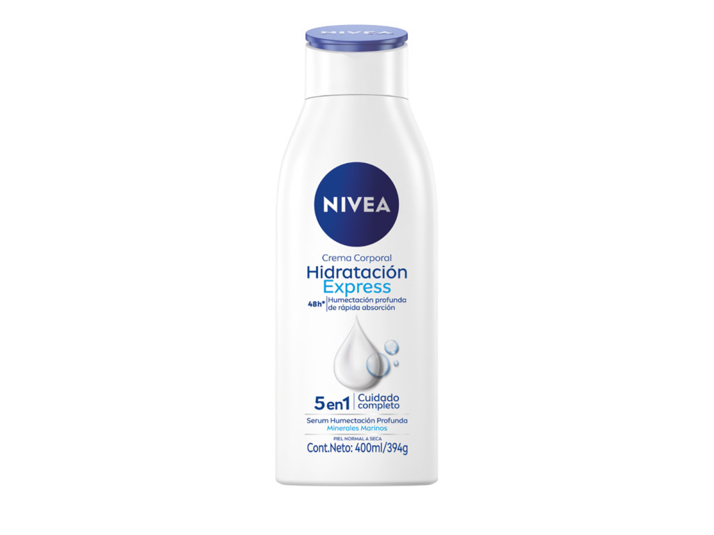 LOÇÃO NIVEA HIDRATACÃO EXPRESS 5 EM 1 48HRS - 400ML LOÇÃO NIVEA HIDRATACÃO EXPRESS 5 EM 1 48HRS - 400ML