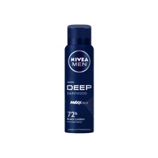 NIVEA DESODORANTE SPRAY MEN DEEP DARKWOOD BLACK CARBON 72H - 150ML