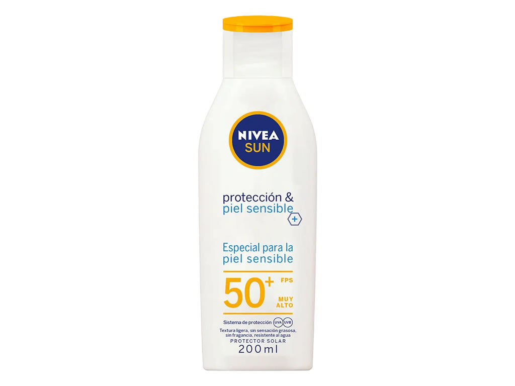 NIVEA PROTEÇÃO E PELE SENSIVEL FPS50 - 200ML NIVEA PROTEÇÃO E PELE SENSIVEL FPS50 - 200ML