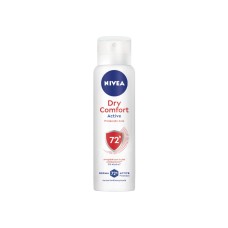 NIVEA DESODORANTE SPRAY FEMININO DRY COMFORT ACTIVE 72H - 150ML