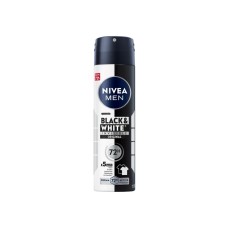 NIVEA DESODORANTE SPRAY MEN BLACK & WHITE INVISIBLE 72H - 150ML