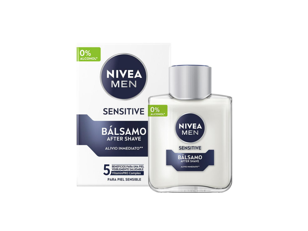 AFTER SHAVE NIVEA SENSITIVE BALSAMO 5 EM 1 - 100ML AFTER SHAVE NIVEA SENSITIVE BALSAMO 5 EM 1 - 100ML
