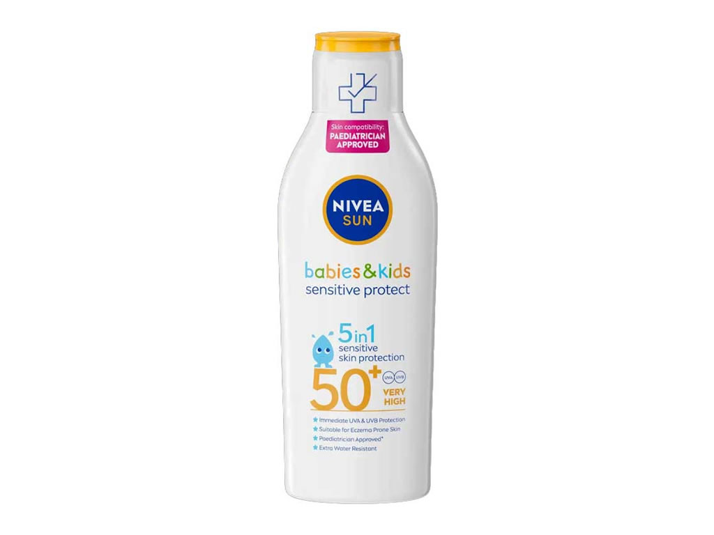 NIVEA BABIES & KIDS SENSITIVE 5 EM 1 FPS65 - 200ML NIVEA BABIES & KIDS SENSITIVE 5 EM 1 FPS65 - 200ML