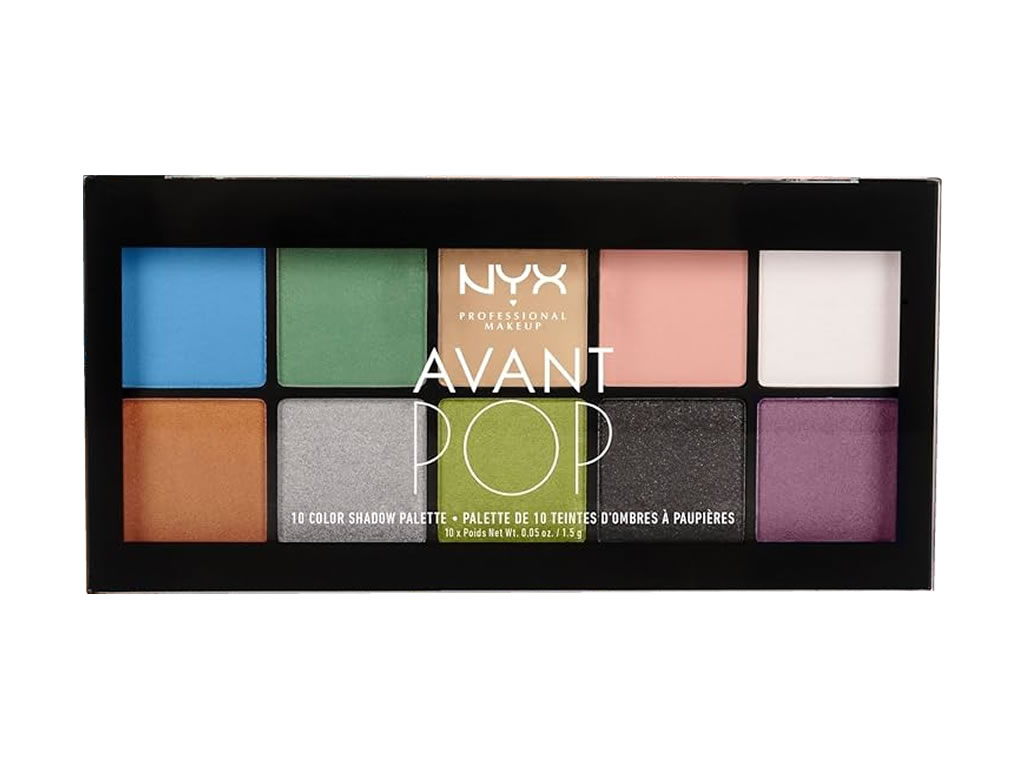 PALETA DE SOMBRA NYX AVANT POP - APSP01 ART THROB - 10 CORES PALETA DE SOMBRA NYX AVANT POP - APSP01 ART THROB - 10 CORES
