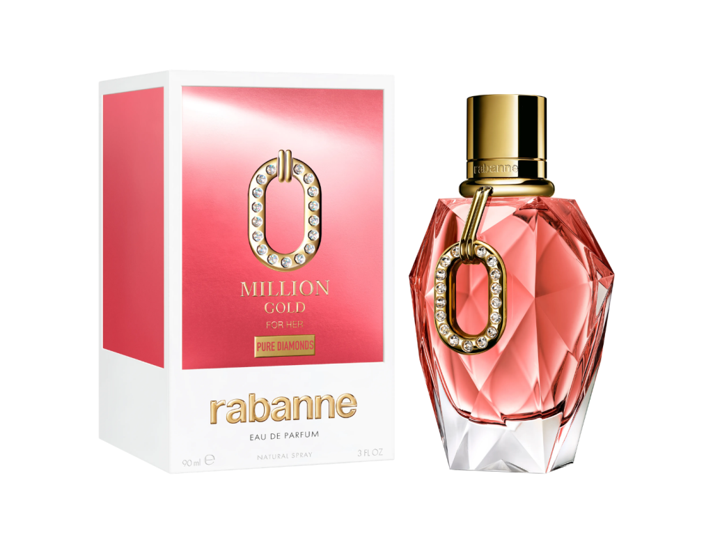 PERFUME RABANNE MILLION GOLD PURE DIAMONDS EDP 90ML - FEMININO PERFUME RABANNE MILLION GOLD PURE DIAMONDS EDP 90ML - FEMININO