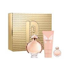 PERFUME RABANNE KIT OLYMPEA EDP 80ML + EDP 6ML + BODY LOTION 100ML