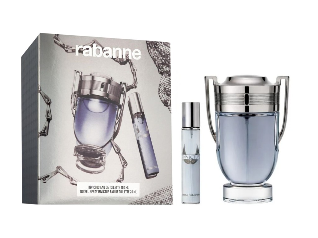 PERFUME RABANNE KIT INVICTUS EDT 100ML + EDT 20ML - MASCULINO PERFUME RABANNE KIT INVICTUS EDT 100ML + EDT 20ML - MASCULINO