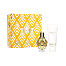 PERFUME RABANNE KIT MILLION GOLD FOR HER EDP 90ML + BODY LOTION 100ML - FEMININO