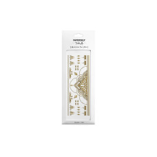 TATUAGEM TEMPORARIA PAPERSELF HENNA GOLD TEMPORAY TATTOO - 2.5''X7'
