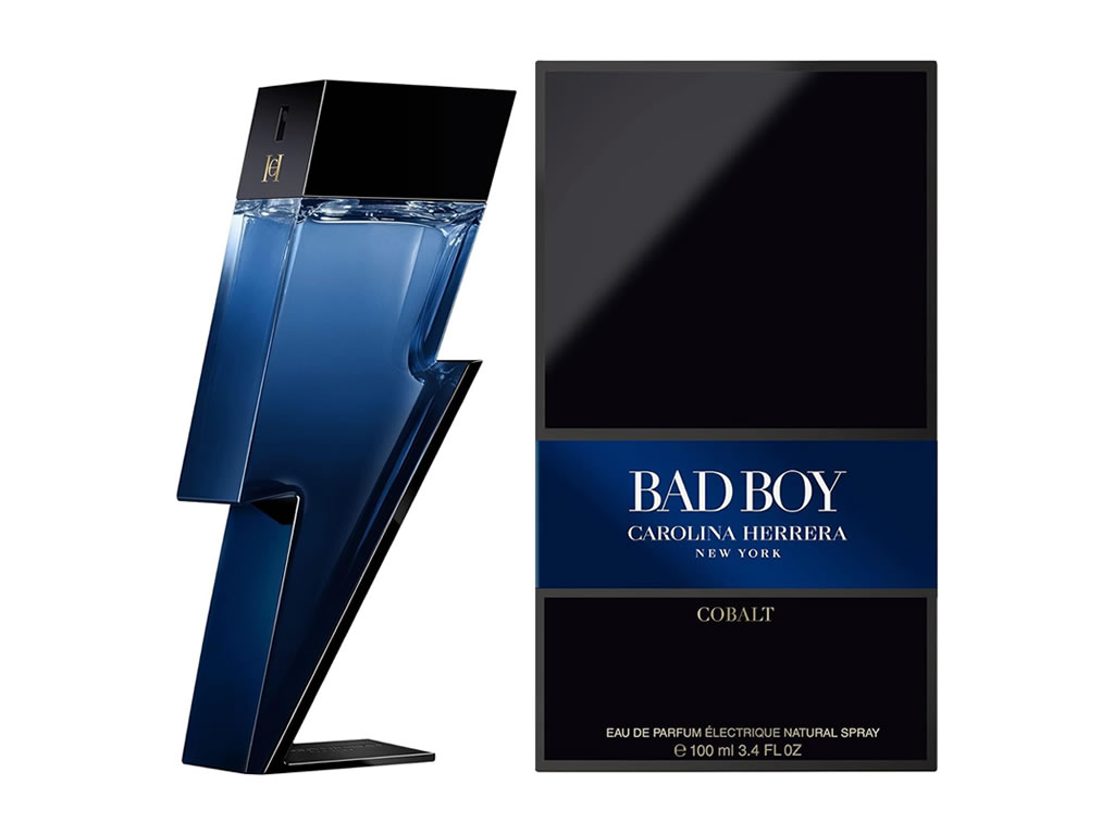 PERFUME CAROLINA HERRERA BAD BOY COBALT EAU DE PARFUM - 100ML - MASCULINO PERFUME CAROLINA HERRERA BAD BOY COBALT EAU DE PARFUM - 100ML - MASCULINO