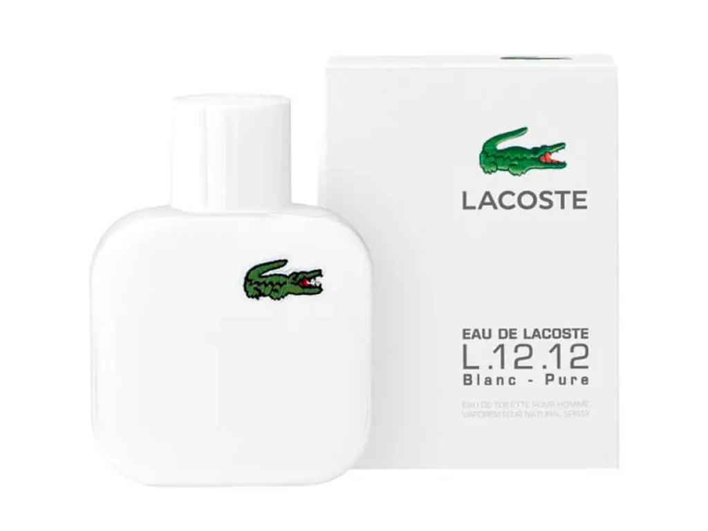 PERFUME LACOSTE L.12.12 BLANC EAU DE TOILETTE - 175ML - MASCULINO PERFUME LACOSTE L.12.12 BLANC EAU DE TOILETTE - 175ML - MASCULINO
