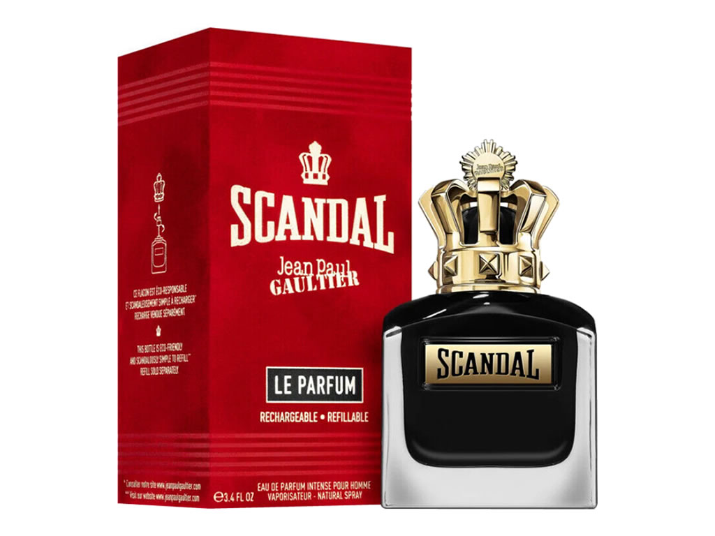 PERFUME JEAN PAUL GAULTIER SCANDAL POUR HOMME LE PARFUM REFILLABLE - 100ML - MASCULINO PERFUME JEAN PAUL GAULTIER SCANDAL POUR HOMME LE PARFUM REFILLABLE - 100ML - MASCULINO