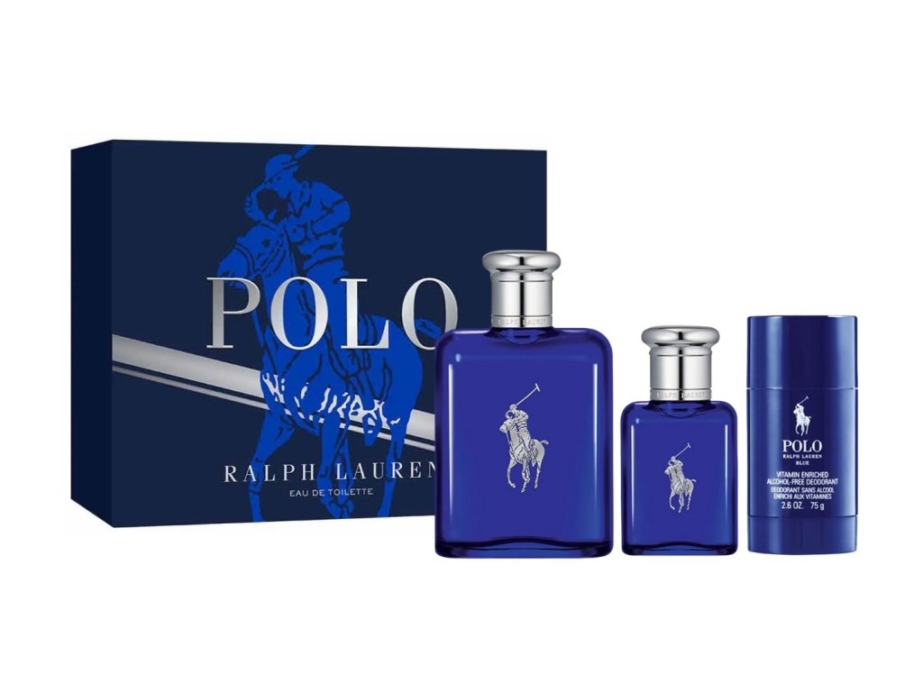 PERFUME RALPH LAUREN KIT POLO BLUE EDT 125ML + EDT 40ML + DEO STICK 75GR - MASCULINO PERFUME RALPH LAUREN KIT POLO BLUE EDT 125ML + EDT 40ML + DEO STICK 75GR - MASCULINO