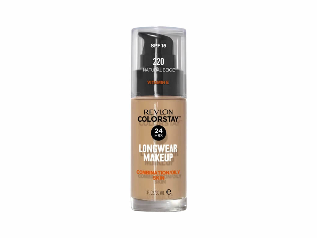 BASE REVLON COLORSTAY COMBINATION SKIN VITAMIN E 220 NATURAL BEIGE - 30ML BASE REVLON COLORSTAY COMBINATION SKIN VITAMIN E 220 NATURAL BEIGE - 30ML