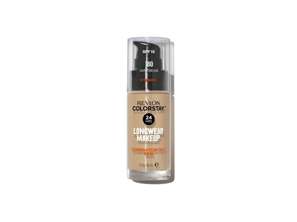 REVLON BASE COLORSTAY COMBINATION SKIN VITAMIN E 180 SAND BEIGE - 30ML REVLON BASE COLORSTAY COMBINATION SKIN VITAMIN E 180 SAND BEIGE - 30ML