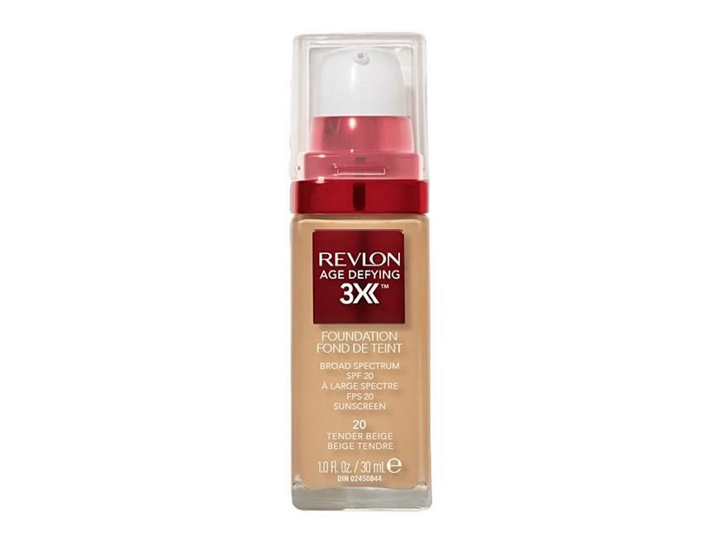 BASE LÍQUIDA REVLON AGE DEFYING 3X FOUNDATION TENDER BEIGE 20 - 30ML BASE LÍQUIDA REVLON AGE DEFYING 3X FOUNDATION TENDER BEIGE 20 - 30ML