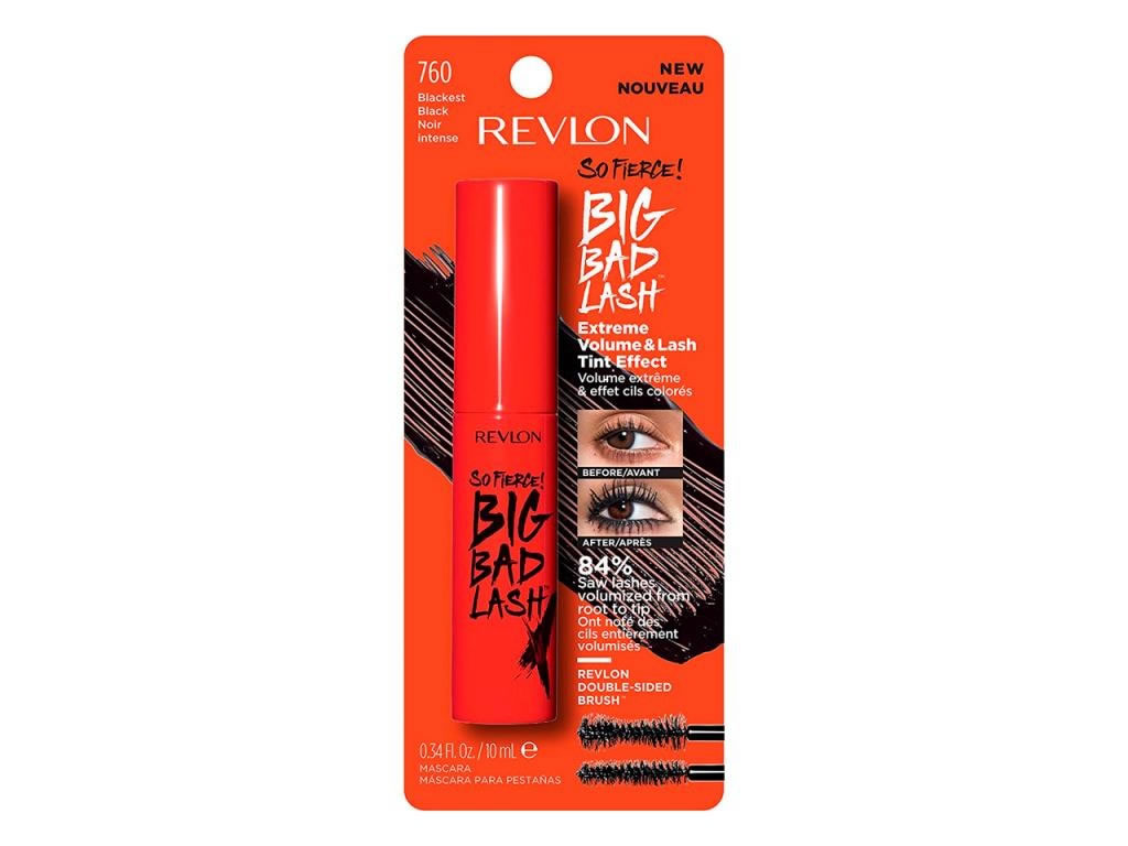 MASCARA PARA CILIOS REVLON SO FIERCE BIG BAD LASH 760 BLACKEST - 10ML MASCARA PARA CILIOS REVLON SO FIERCE BIG BAD LASH 760 BLACKEST - 10ML