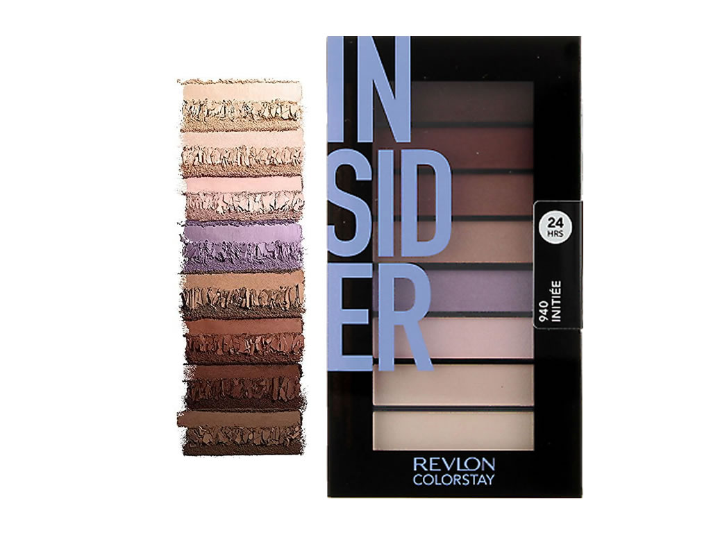 PALETA DE SOMBRAS REVLON COLORSTAY INSIDER 940 - INITIEE - 3,4G PALETA DE SOMBRAS REVLON COLORSTAY INSIDER 940 - INITIEE - 3,4G