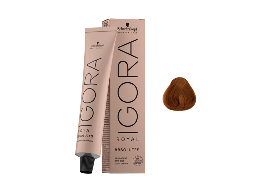 COLORAÇÃO IGORA ROYOAL ABSOLUTES 6-70 LOURO ESCURO COBRE NATURAL - 60G COLORAÇÃO IGORA ROYOAL ABSOLUTES 6-70 LOURO ESCURO COBRE NATURAL - 60G
